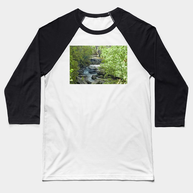 Berea falls, Berea Ohio Baseball T-Shirt by Carlosr1946